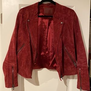Blank NYC Suede Moto Jacket Size M